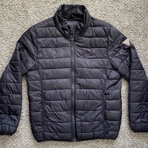 Guess Designer Winter/Spring Puffer Men’s Jacket - Medium Black